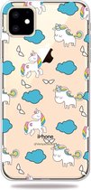 Apple iPhone 11 Hoesje - Mobigear - Design Serie - TPU Backcover - Unicorn - Hoesje Geschikt Voor Apple iPhone 11