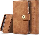 Apple iPhone 11 Pro Hoesje - Mobigear - Wallet3 Serie - Kunstlederen Bookcase / 2in1 Case - Cognac - Hoesje Geschikt Voor Apple iPhone 11 Pro