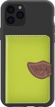 Apple iPhone 11 Pro Max Hoesje - Mobigear - Cards Wallet Serie - TPU Backcover - Groen - Hoesje Geschikt Voor Apple iPhone 11 Pro Max