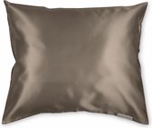 Beauty Pillow® - Satijnen Kussensloop - 60x70 cm - Taupe