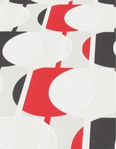 Collectie Novara - HHP 10118-06 - Graphic Black and Red