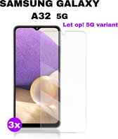 Samsung Galaxy A32 Screenprotector - Samsung A32 Tempered Glass - Screenprotector Samsung A32 - Samsung A32 5G Screen Protector - 3x - 3 stuks