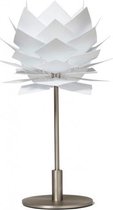 Dyberg Larsen Tafellamp Pineapple XS 37 cm wit/zilver