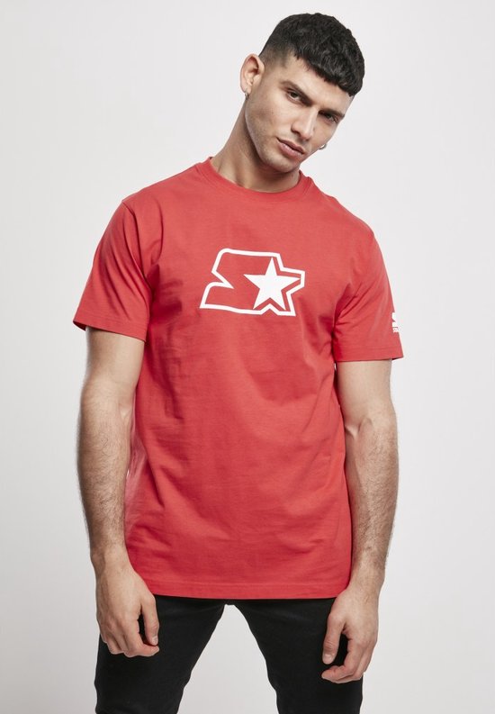 Starter Black Label Heren Tshirt -S- Starter Small Logo Rood