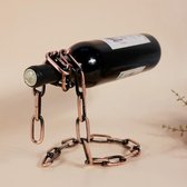 Wijnrek- wijnrek metaal - cadeau - kerstcadeau- woondecoratie- wijnrek