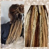 Dreads Dreadfalls Twist Braids Cyber Gothic 30stuks CAFÉ AU LAIT