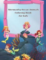 Mermaid & Ocean Animals Coloring Book for kids