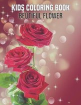 Kids Coloring Book Beutiful Flower