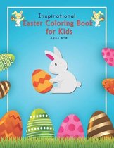 Inspirational Easter Coloring Book for Kids Ages 4-8