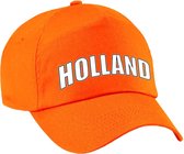 Holland fan pet / cap oranje - kinderen - EK / WK / Koningsdag - Nederland supporter petje / kleding