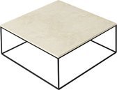 Marmeren Salontafel Vierkant - Crema Marfil Beige - 80 x 80 cm  - Gepolijst