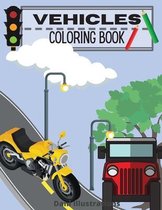 Vehicles Coloring Book