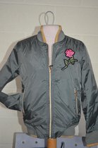 BDH casual wear -- Bomber jas - PASCALE Khaki - Maat 16 jaar