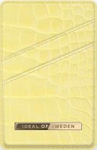 iDeal of Sweden Magnetic Card Holder Basic voor Universal Lemon Croco