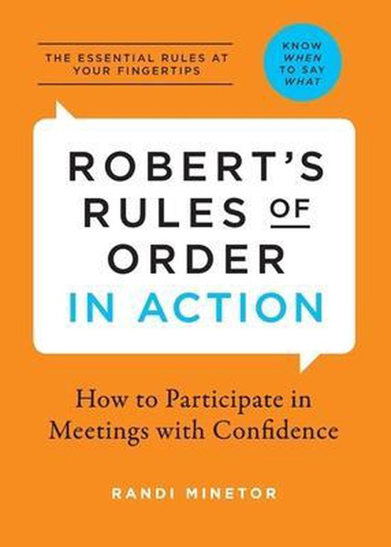 Robert's Rules of Order in Action - cover