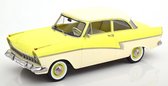 Ford Taunus 1957 – Limited Edition 1 of 750 pcs. (Creme/Geel) (30 cm) 1/18 KK Scale - Modelauto - Schaalmodel - Modelauto - Miniatuurauto - Miniatuur autos