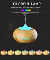 Life Of leisure Aroma Diffuser | Aroma diffuser extra LED | Aromatherapie | Ultrasone etherische olie verdamper en vernevelaar | 550ml |Luchtverfrisser en luchtbevochtiger met sfeervolle LED 