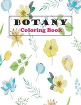 Botany Coloring Book: Botany coloring book for Stress Relieving: Beautiful Botany Flower, Plants, Leaves, Cacti: