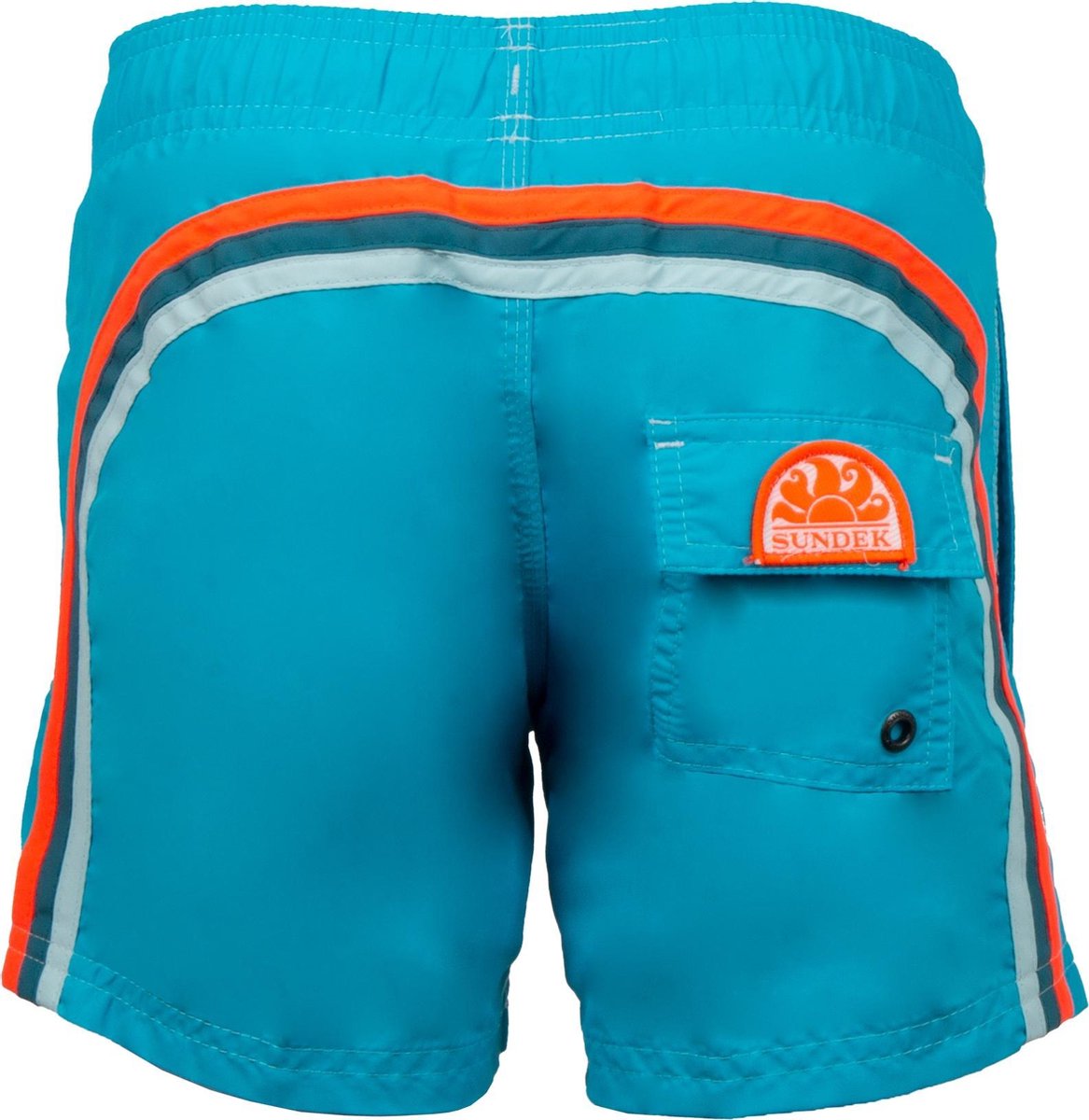 Sundek De Sundek t 9.5" Swimshort - Garçons - bleu - marine - orange |  bol.com