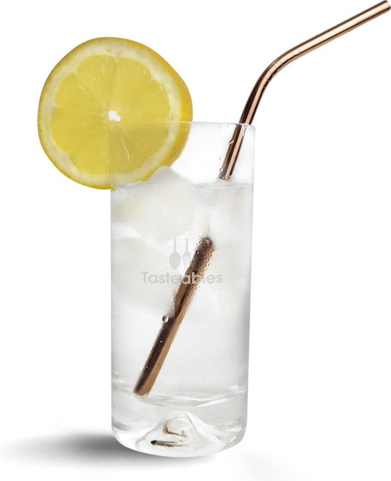 ZFFKZ 7 stuks glazen rietjes set met reinigingsborstel (3 rechte 3 gebogen, 7,9 inch), BPD Urable borosilicaatglas, herbruikbare milkshake rietjes, lange smoothie stro past op tumblers, Mason Jars