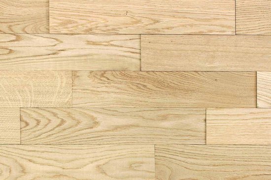 Foto: Wodewa wandbekleding hout 3d optiek natuurlijk eiken naturel 400 zelfklevend 1m wandpanelen moderne wanddecoratie houtbekleding houten wand woonkamer keuken slaapkamer