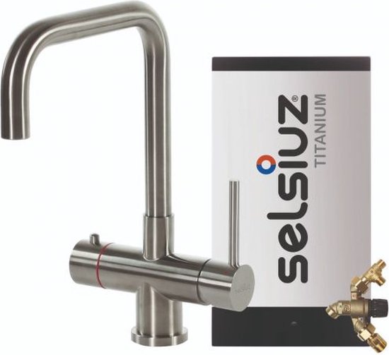 Selsiuz Angled Inox (acier inoxydable) avec chaudière TITANIUM Combi Extra (Combi +)