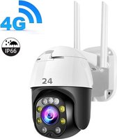 Activ24 ™ - Caméra de sécurité 3G 4G - Geen de wifi nécessaire - Carte SD de 32 Go gratuite - Caméra de sécurité de sécurité - Caméra SIM sans fil