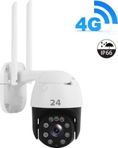 Activ24™ - 3G 4G Camera - Geen wifi nodig - geleverd met 32gb SD kaart - Beveiling security camera - Draadloze SIM beveiligingscamera