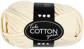 Textielgaren, l: 45 m, off-white, 100gr