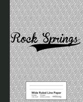Wide Ruled Line Paper