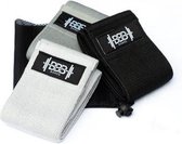 BBB weerstandsbanden - Set van 3 stuks - Bootybands - Fitness banden - Workout - Basic kleuren - Unisex