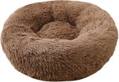 Lit pour chien Dailyibed - donut - coussin pour chien - lit pour chien - S - 40x40x16 cm - Marron