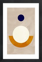 JUNIQE - Poster met houten lijst Cradle -13x18 /Ivoor & Oranje