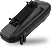 Mobigear Zipper Bag Frame Telefoonhouder Fiets - 6.5 inch - Zwart