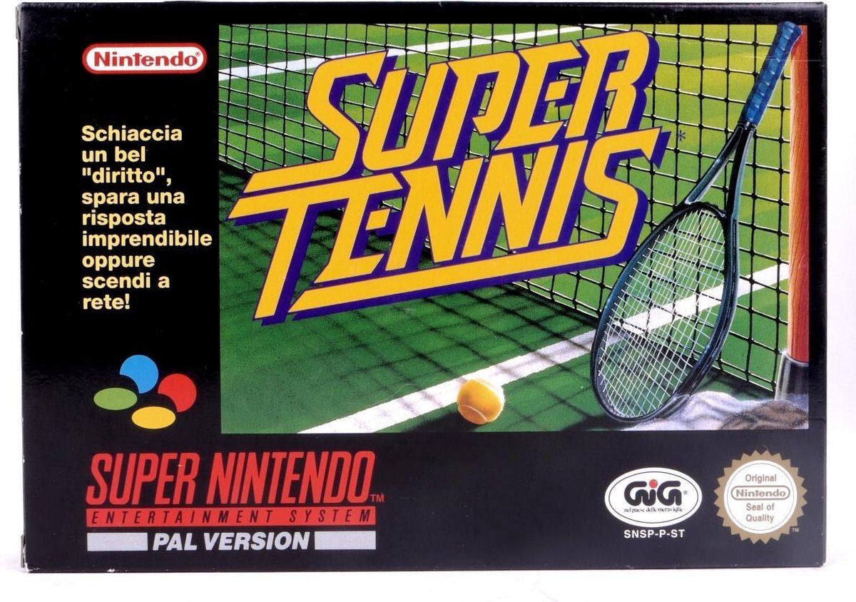 Super Tennis - Super Nintendo [SNES] Game PAL | Games | bol.com