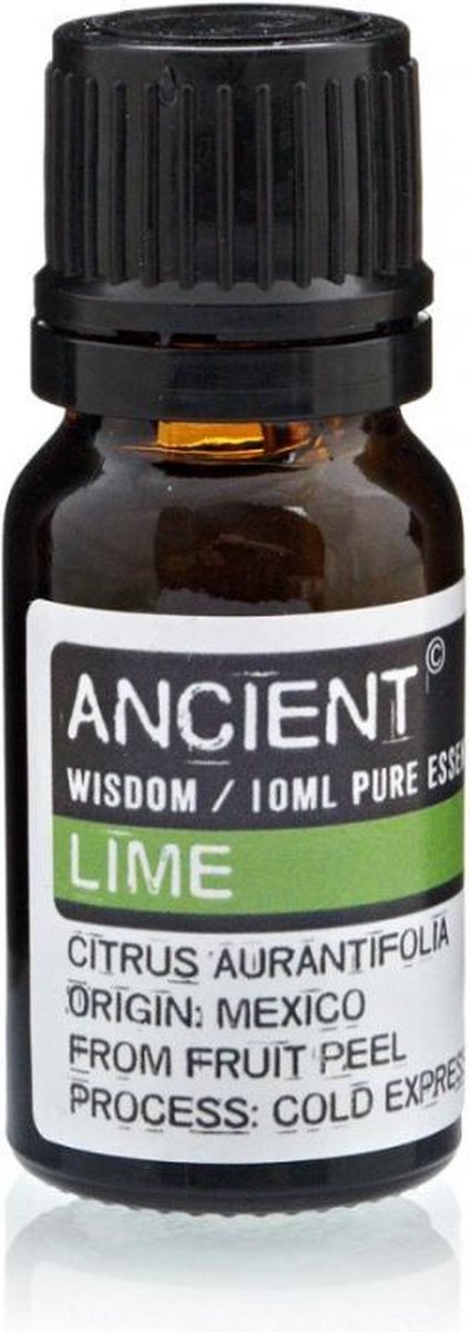 Goedkoopste Etherische olie Limoen - Essentiële olie - Lime - 10ml - 100 natuurlijk