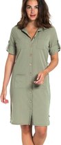 La Shirt Dress Travel Pockets - Tuniek van Je m'appelle - Travel Quality materiaal: Stretch, kreukvrij, slijtvast, ademend en duurzaam.