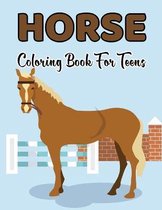 Horse Coloring Book for Teens