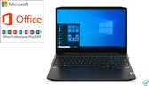 Lenovo IdeaPad Gaming 3 - Gaming Laptop - Intel i7 - 16GB RAM - 512GB SSD - 15.6 inch - Windows 10 - Tijdelijk met GRATIS Office Professional (verloopt niet, geen abonnement) & Bul