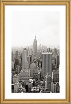 JUNIQE - Poster met houten lijst Los Angeles -20x30 /Wit & Zwart