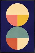 JUNIQE - Poster in kunststof lijst Divided -20x30 /Kleurrijk