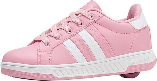 Breezy Rollers Roller Shoes Kids Sneakers Chaussures pour femmes à roulettes - Rose Wit - Taille 31