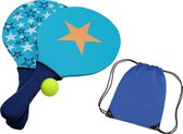 Beachball set Ultimate Star – Blue Star - Strand speelgoed - Beach Tennis - Waterproof