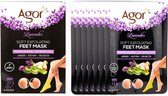 Agor- lichaam cremespoeling- bodysrcub-Agor Lavender Soft Exfoliating Feet Mask ( 7 Pairs) 3 set