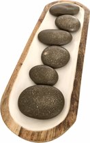 Kaylenn Balancing Stones zeep - bruin - set van 6