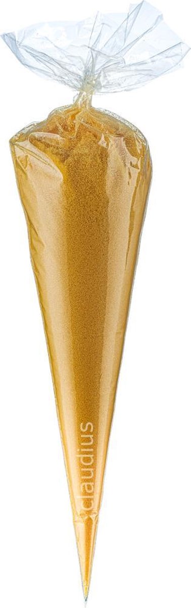 Goedkoopste Scrubzout Appel-Kaneel - 500 gram in puntzak transparant - set van 6 stuks - Hydraterende Lichaamsscrub