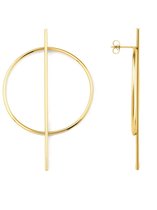 Heideman Ictum Oorbellen Dames goudkleurig, zilver kleurig