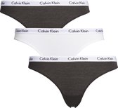 Calvin Klein dames slips (3-pack) - zwart, wit -  Maat M