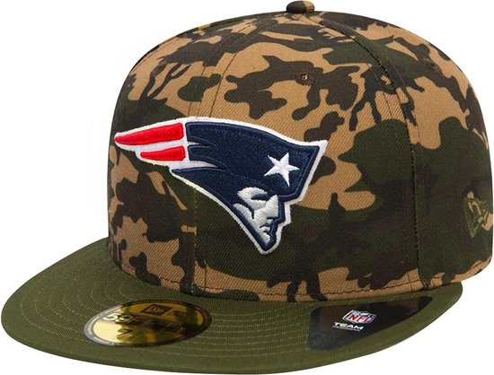 New Era Camo Team Fitted 7 3/8 Patriots