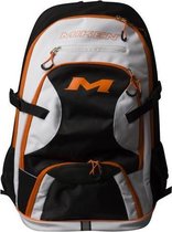 Miken MKBG-BP Backpack Color Black/White/Orange
